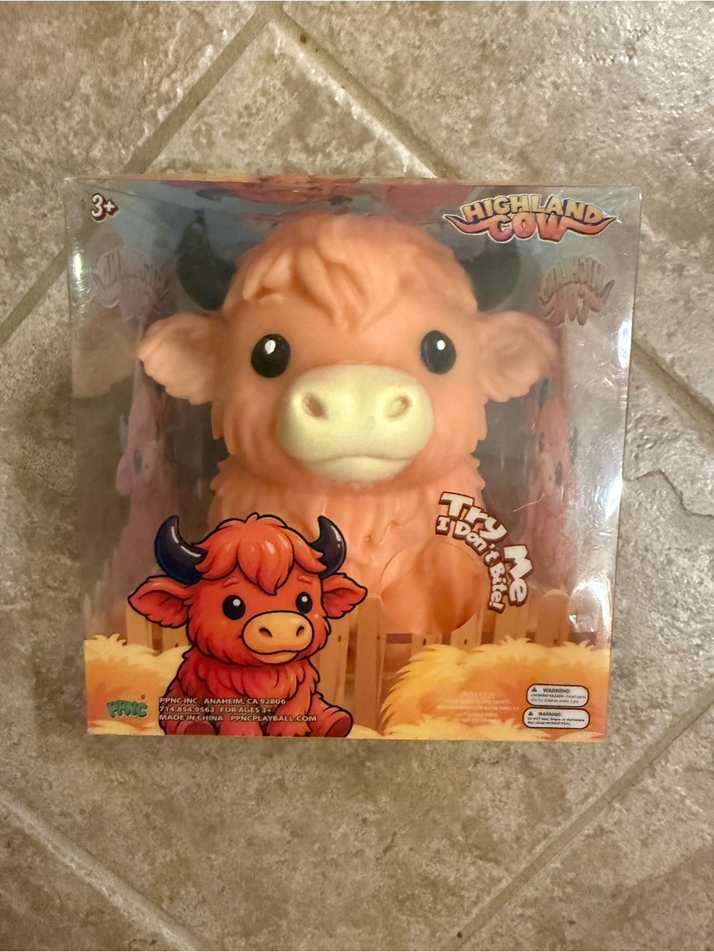 Highland Cow Squishy Toy